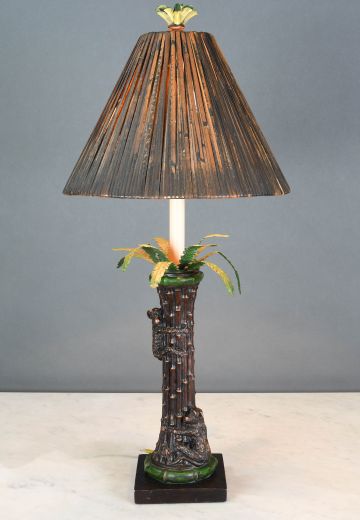 Palm Tree & Monkey Table Lamp