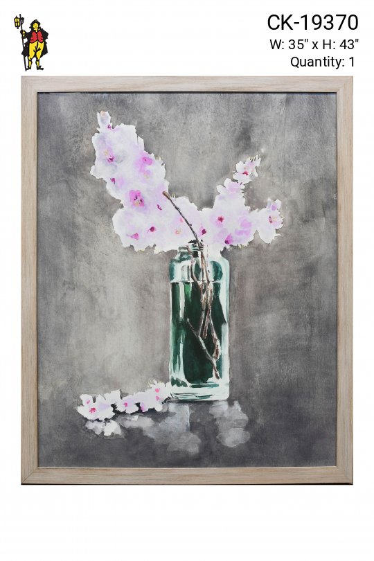 Framed Cleared Orchid Watercolor