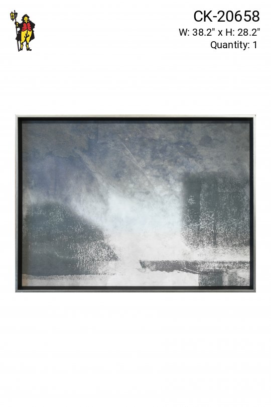 Framed Minimalist Abstract Painting