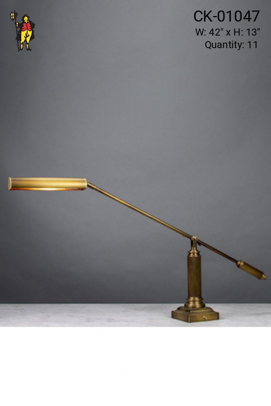 Large Brass Desk Lamp
