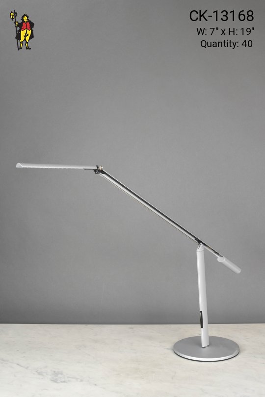 *LED* Silver Modern Adjustable Desk Lamp