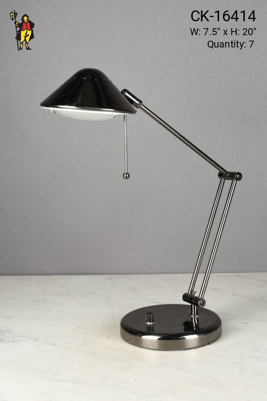Polished Gunmetal Desk Lamp