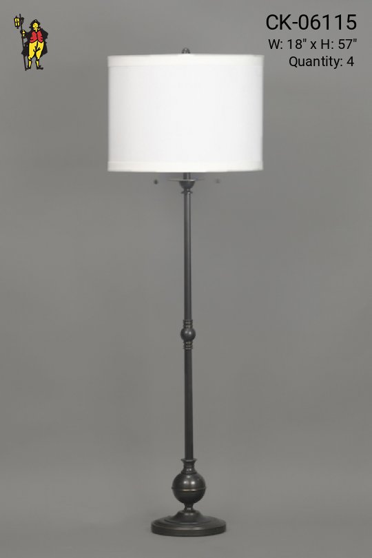Black Traditional Floor Lamp