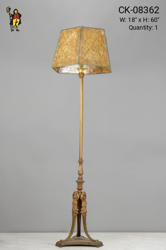 Gothic Three Leg Floor Lamp