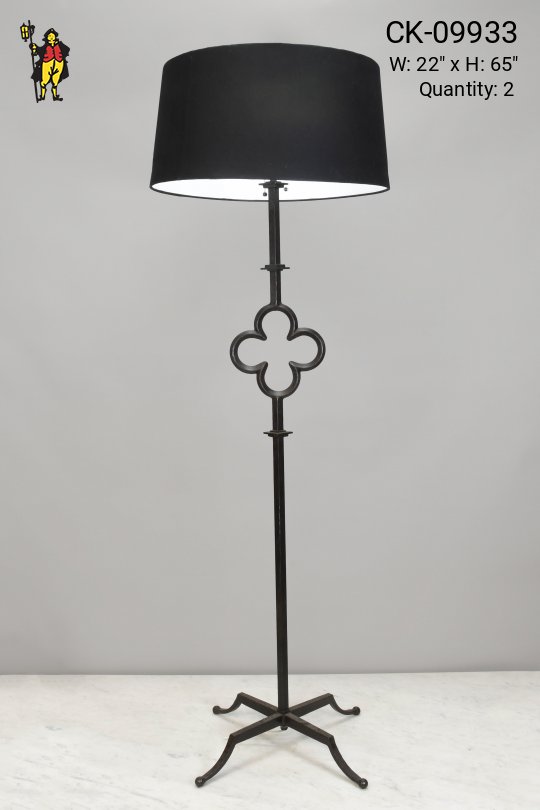 Iron Four Leg Floor Lamp