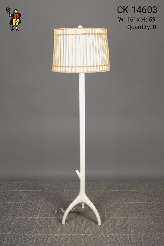 Modern White "Tree Branch" Floor Lamp
