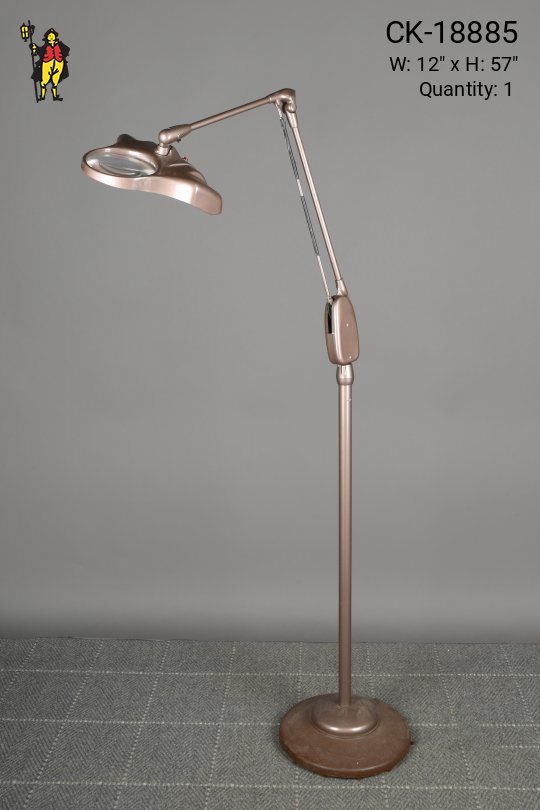 Adjustable Magnifying Glass Fluorescent Floor Lamp