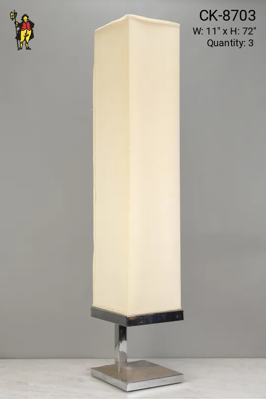 72" Rice Paper Hospitality Floor Lamp