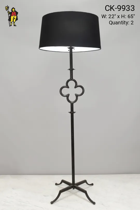 Iron Four Leg Floor Lamp