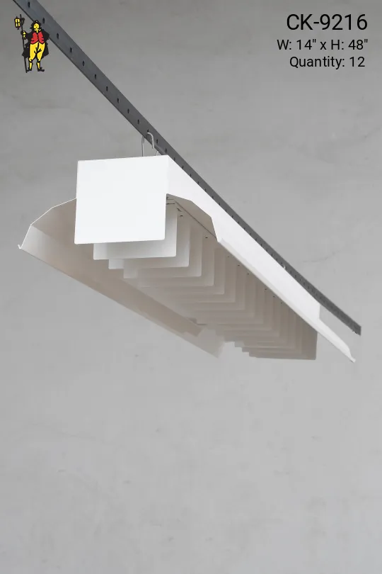 4' Modern Fluorescent Fixture (Available as Hanging or Flush Mount)