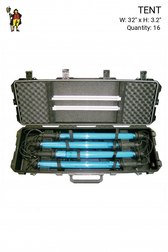 Fluorescent EMI Stringable Shelter/Tent Lights Fluorescents