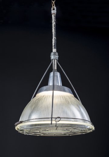 Industrial Halophane Lowbay Pendant