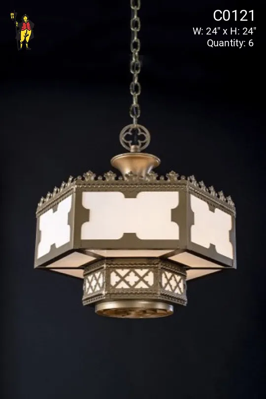 Antique Bronze Gothic Lanterns
