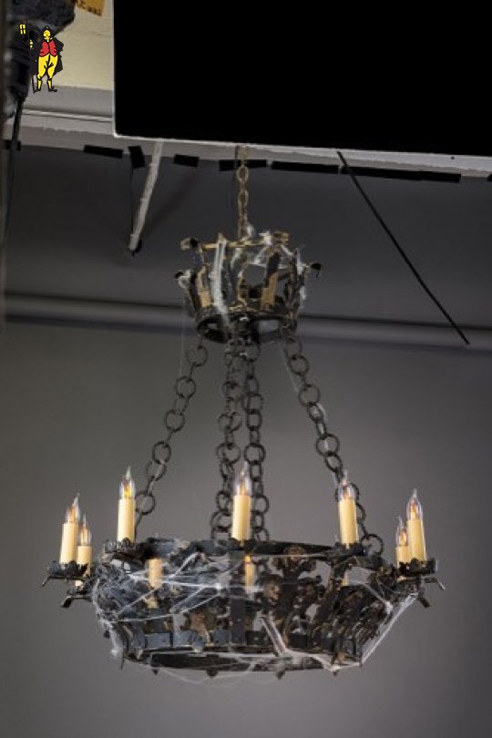 Gothic Chandelier w/Edison Candles