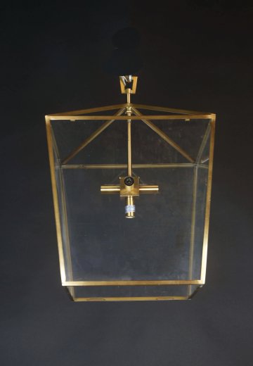 Contemporary Hanging Glass Lantern