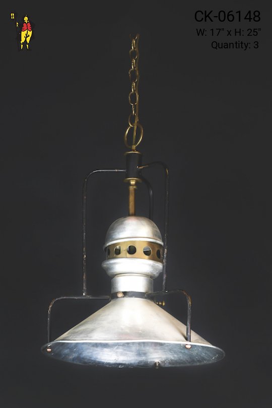 Silver Hanging Industrial Reflector