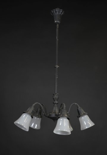 Iron Five Light Chandelier