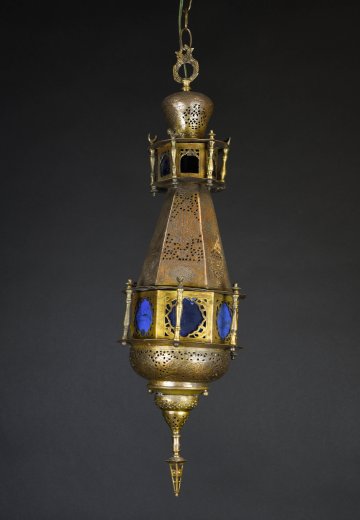 Pierced Brass Moorish Lantern