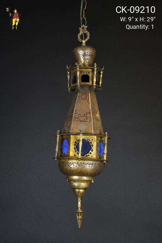 Pierced Brass Moorish Lantern