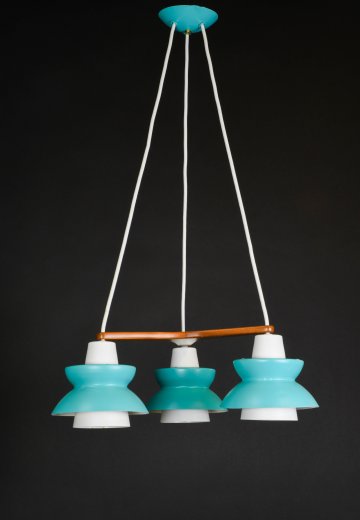 Aqua Three Light Hanging Fixture