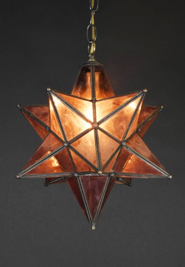 Glass Star Haning Pendant