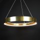 *LED* 40" Brass Ring Chandelier #4