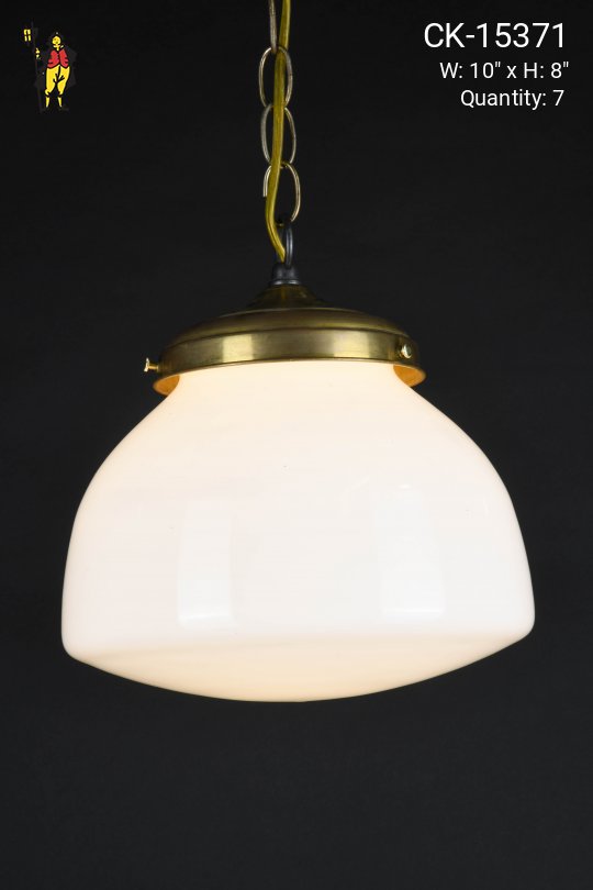 10" Hanging Glass Globe Pendant