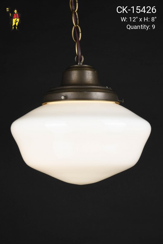 12" Hanging Schoolhouse Globe