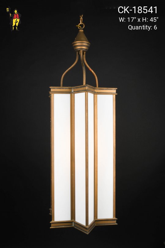 Antique Brass Star Shaped Lantern