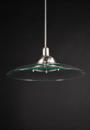 22" Glass Hanging Reflector Pendant