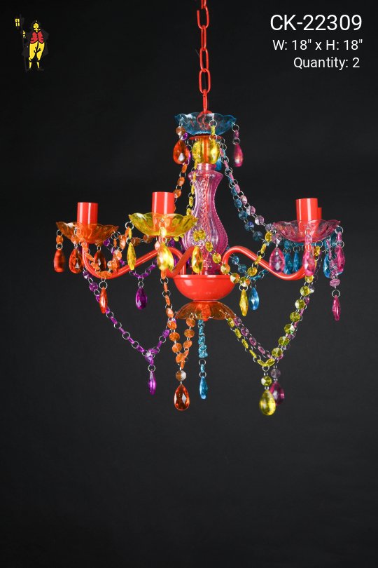 Multicolor Small Plastic Chandelier