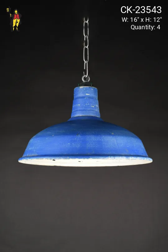 16" Painted Blue Hanging RLM