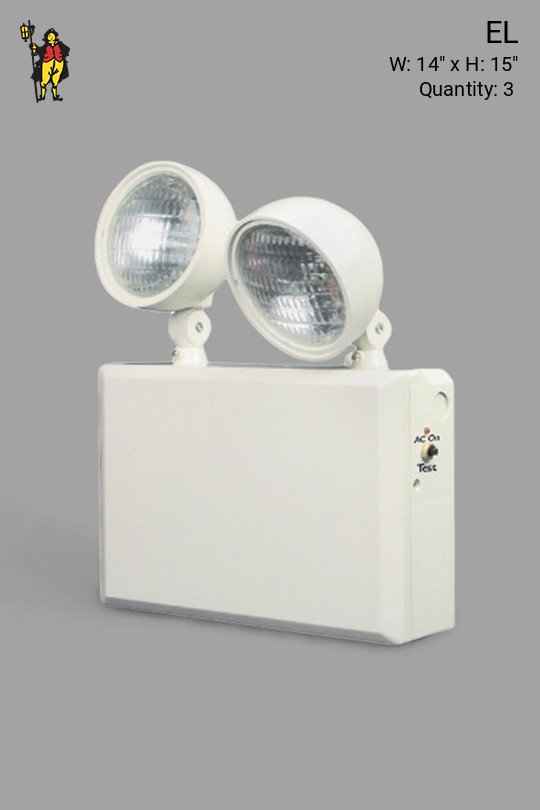 Blank Emergency Light