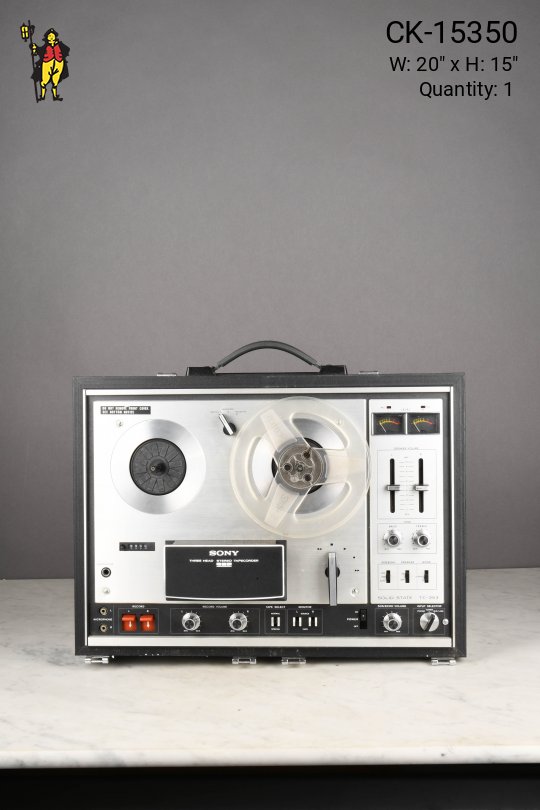 Sony Three Head Stereo Tape Recorder w/Speakers