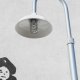Curved Arm Single Vapor Light Lamp Post (No Base) #1