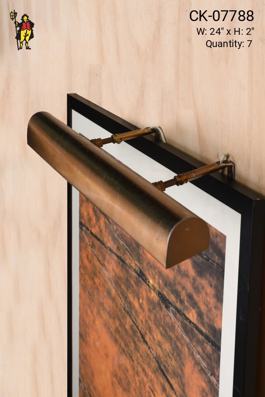 Traditional 24" Bronze Picture Light