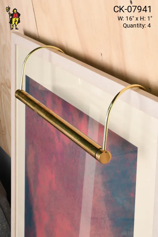 Satin Brass 16" Slim Picture Light