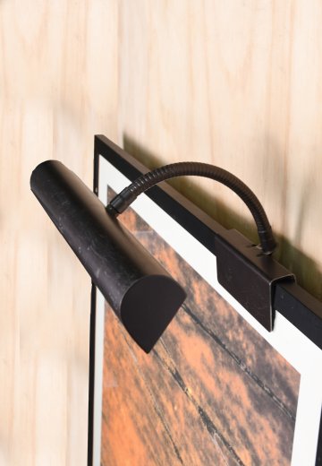 14" Bronze Clamp Picture Light