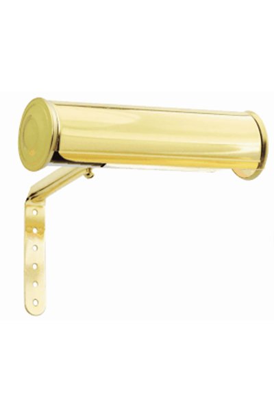 Polished Brass 7 Deluxe Picture Light Picture Lights Wall Lights Collection City Knickerbocker Lighting Rentals