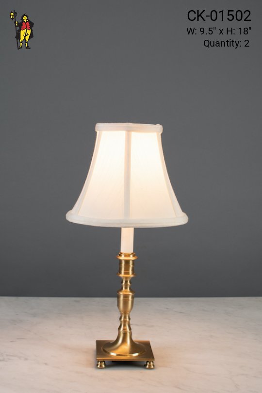 Single Candle Table Lamp