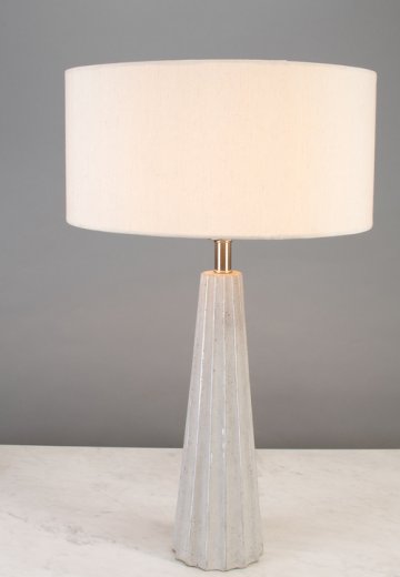 Ceramic Silver Table Lamp
