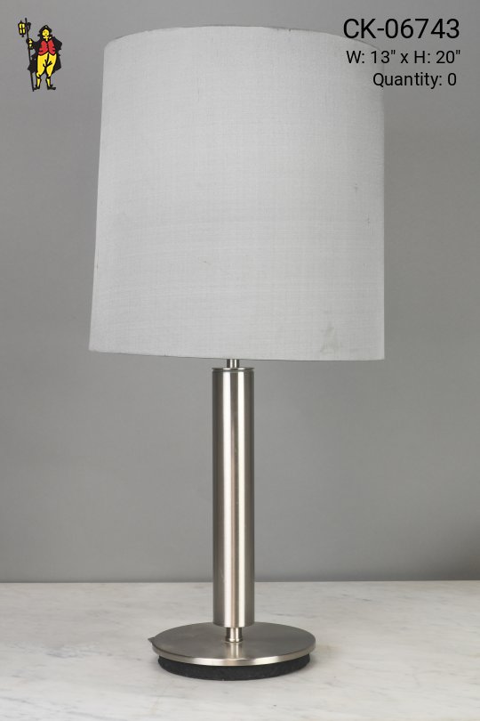 Contemporary Chrome Table Lamp