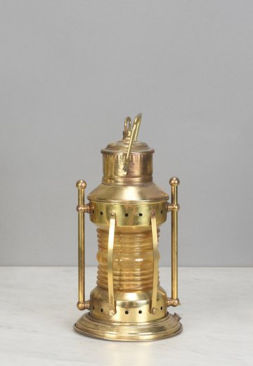 Polished Brass Lantern