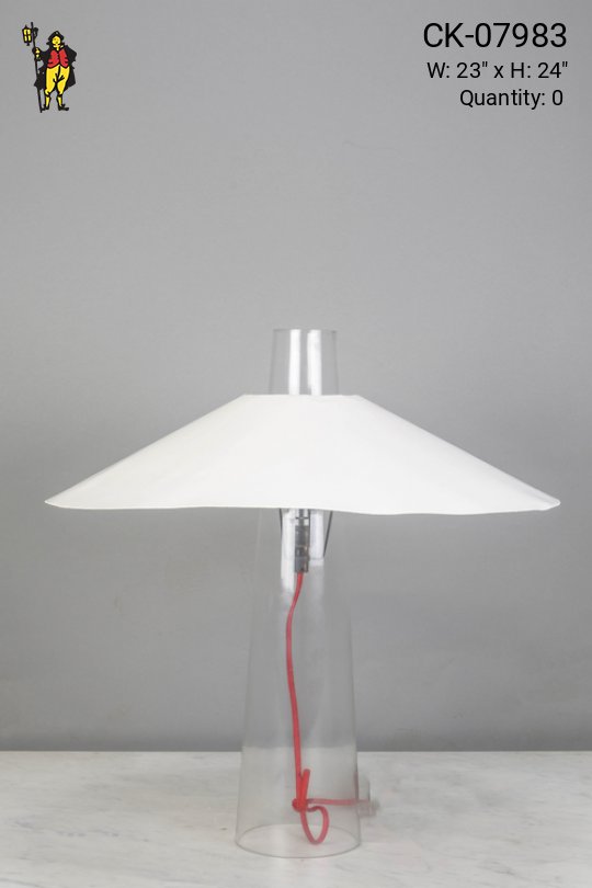 Glass Contemporary Table Lamp