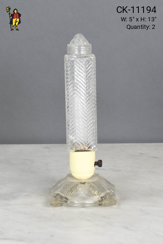 Small Crystal Table Lamp