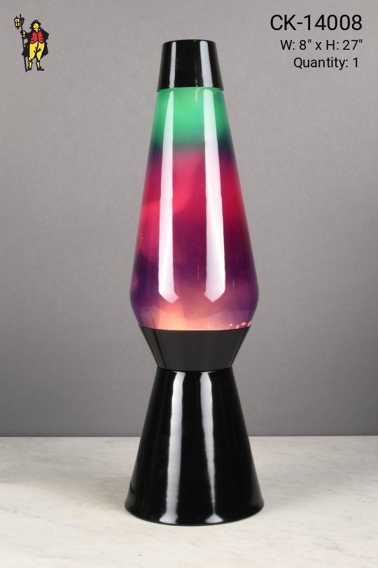 Black Oversize Lava Lamp