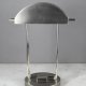 Brushed Nickel Metal Shaded Desk Lamp #0
