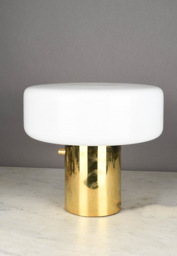 Polished Brass Mid Century Modern Table Lamp