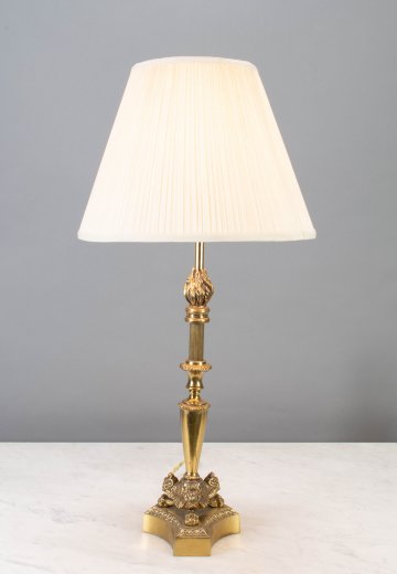 Polished Brass Table Lamp