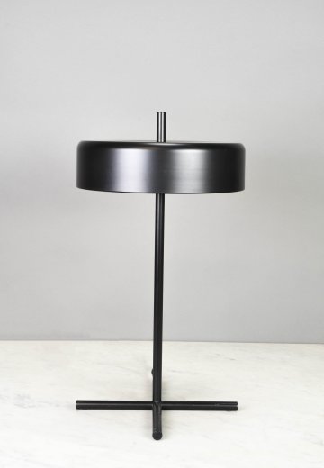 Metal Shaded Black Table Lamp *LED*